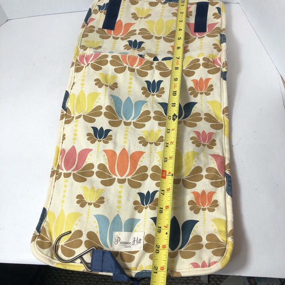 Primrose Hill London Cosmetic Bag‎ Toiletry Travel Floral Lotus Flower Hang B3 - Picture 5 of 12